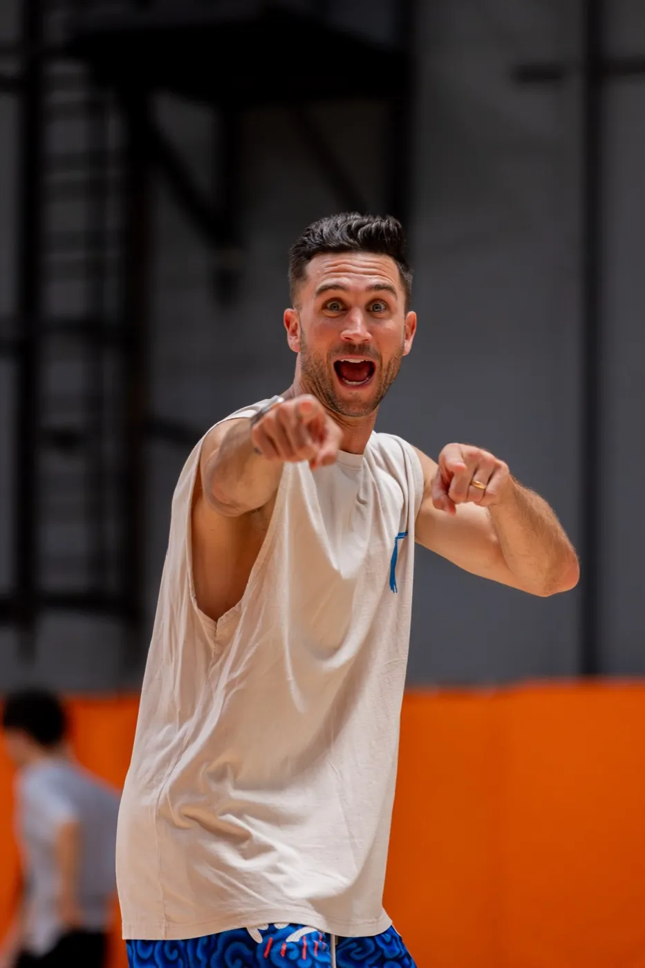 Locked in and bringing the energy on the floor.